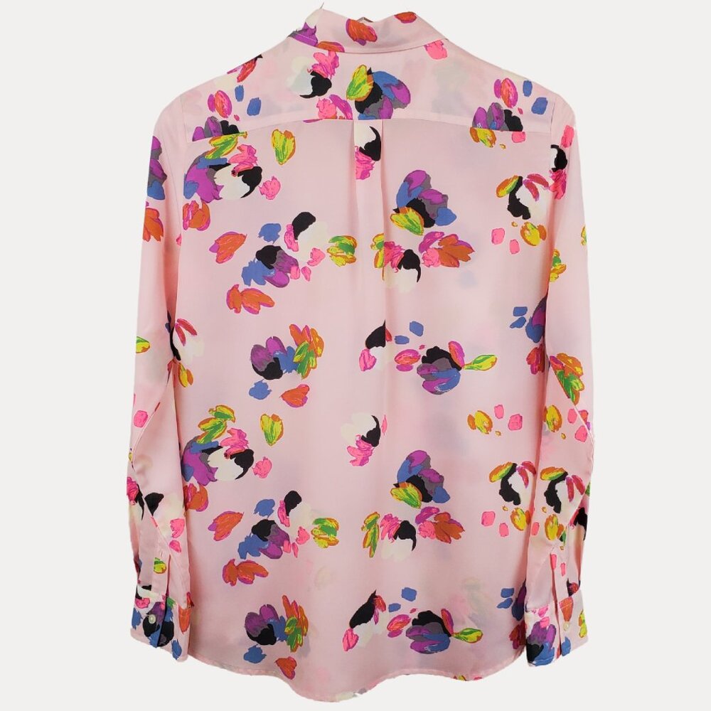 Banana Republic Dillon-Fit Long-Sleeve Floral Blouse - Picture 3 of 6